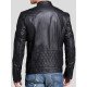 Men’s Quilted Leather Biker Jacket