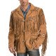 Men’s Scully Fringed Suede Leather Jacket