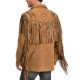 Men’s Scully Fringed Suede Leather Jacket