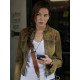 Michelle Monaghan Echoes Leni and Gina Suede Leather Jacket