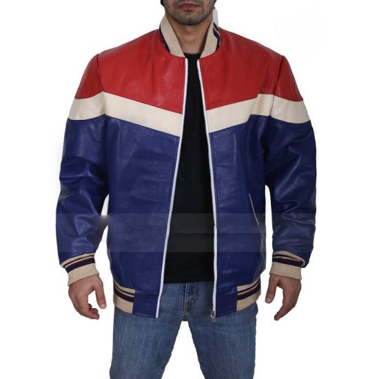 Rohan Campbell The Hardy Boys Frank Hardy Leather Bomber Jacket