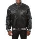 San Antonio Spurs Varsity Black Leather Jacket