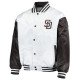 San Diego Padres Full-Snap Brown Black and White Jacket