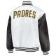 San Diego Padres Full-Snap Brown Black and White Jacket