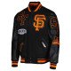 San Francisco Giants Black Mash Up Varsity Jacket