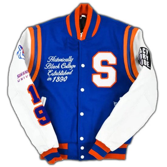 Savannah State University Motto 2.0 Letterman Jacket