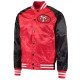 Scarlet Black San Francisco 49ers Lead-Off Jacket