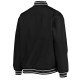 Seattle Kraken Front Hit Black Poly-Twill Jacket