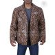 Tallahassee Zombieland Woody Harrelson Snakeskin Leather Jacket