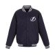 Tampa Bay Lightning Front Hit Navy Poly Twill Jacket