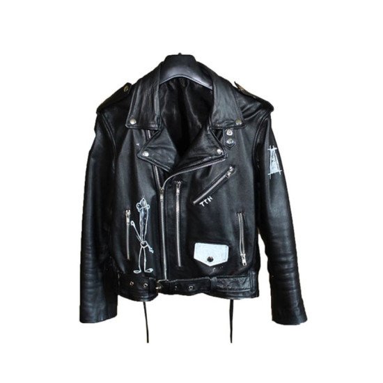 These Things Happen When It’s Dark Out Black Leather Jacket