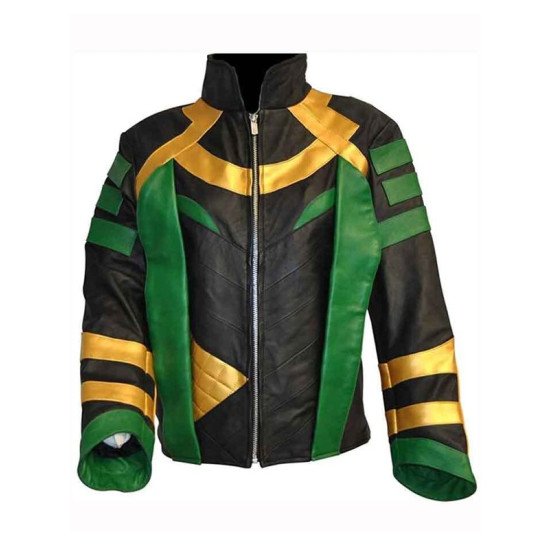 Tom Hiddleston TV Series Loki Leather Jacket