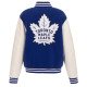 Toronto Maple Leafs Royal and White Varsity Jacket