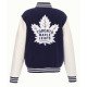 Toronto Maple Leafs Royal and White Varsity Jacket