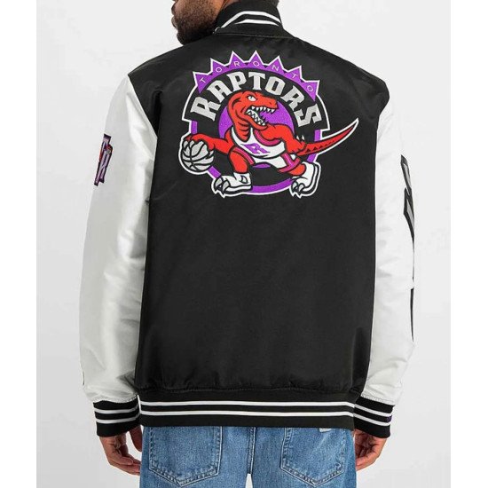 Toronto Raptors Team Origins Varsity Satin Jacket