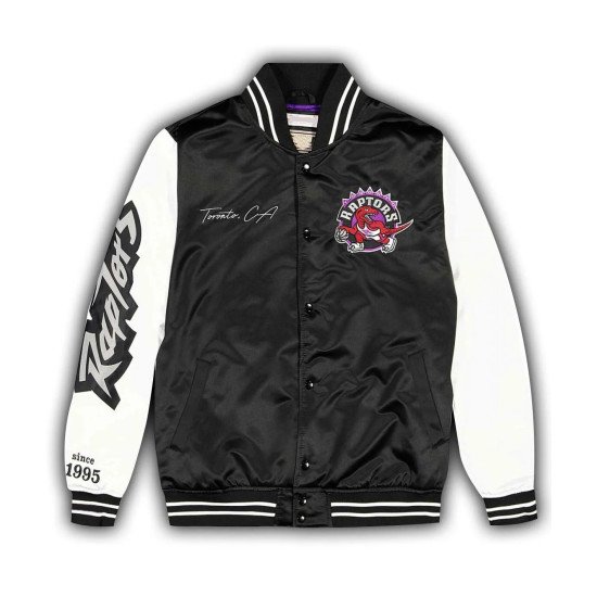 Toronto Raptors Team Origins Varsity Satin Jacket