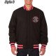 Toronto Raptors Varsity Black Wool Jacket