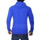 Unisex Blue Kangaroo Pullover Hoodie