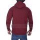 Unisex Maroon Kangaroo Pullover Hoodie