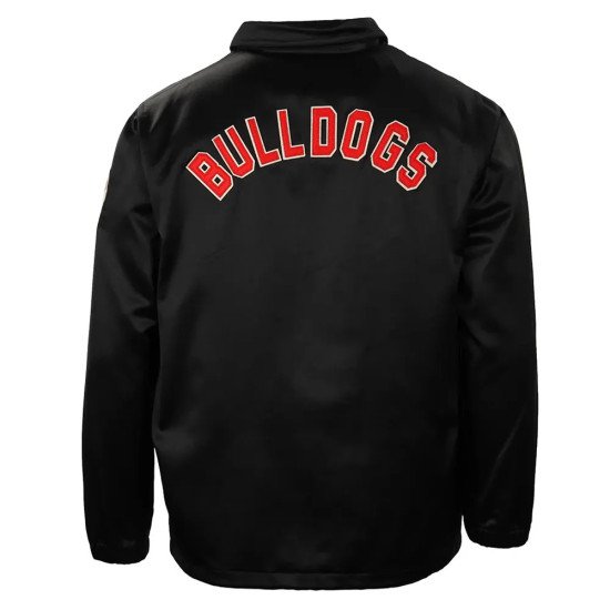 University of Georgia Black Satin Windbreaker