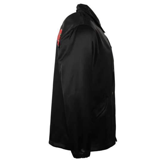 University of Georgia Black Satin Windbreaker