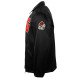 University of Georgia Black Satin Windbreaker