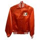 University of Miami Hurricanes Orange Satin Jacket