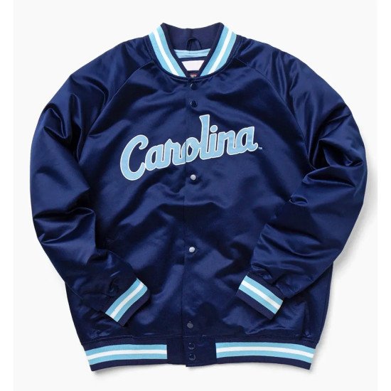 University of North Carolina Lightweight Navy Satin Jacket