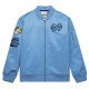 University of North Carolina Vintage Logo Light Blue Satin Jacket