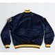 University of Notre Dame 90’s Blue/Black Satin Jacket