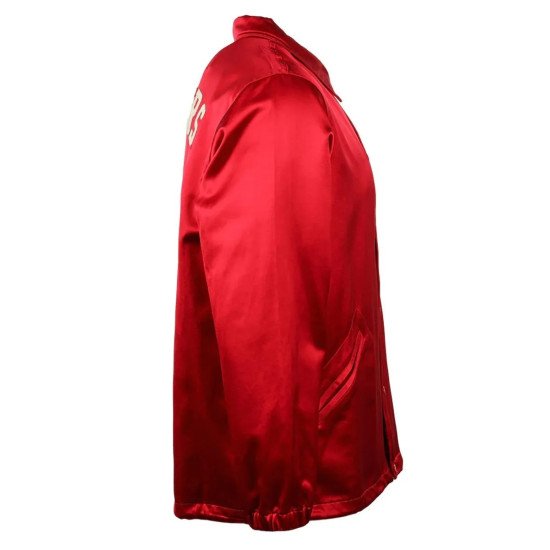 University of Wisconsin Red Satin Windbreaker