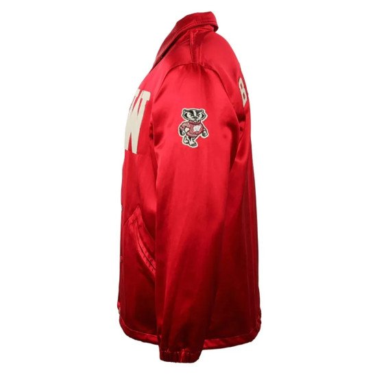 University of Wisconsin Red Satin Windbreaker