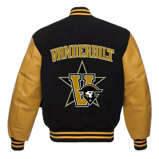 Vanderbilt University Black Letterman Jacket