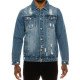 Victorious Men’s World Tour Denim Trucker Jean Jacket