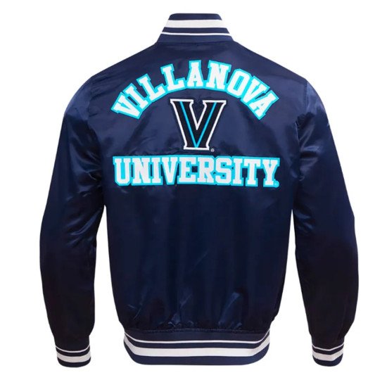 Villanova University Classic Rib Satin Jacket