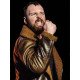 WWE Dean Ambrose Dark Brown Leather Shearling Jacket