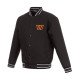 Washington Commanders Black Varsity Wool Jacket