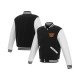 Washington Commanders Black White Letterman Jacket