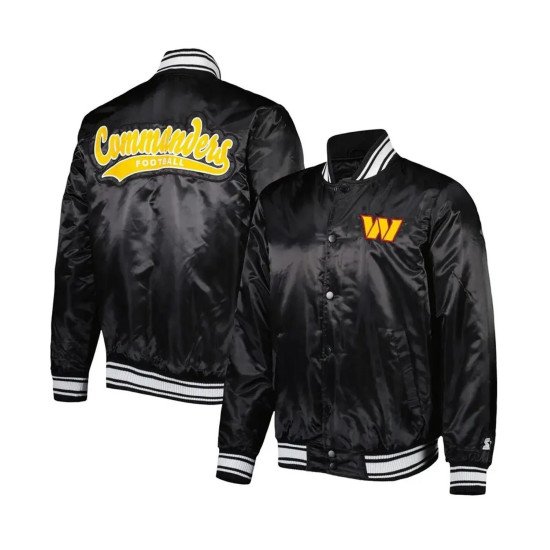 Washington Commanders Locker Room Black Jacket