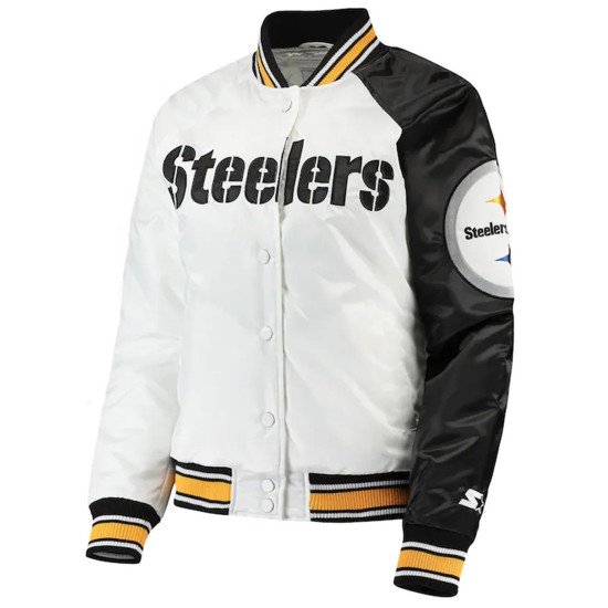 White Black Pittsburgh Steelers Hometown Jacket