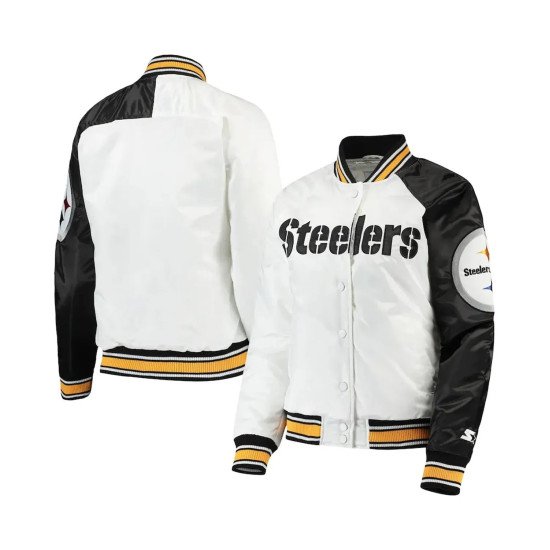 White Black Pittsburgh Steelers Hometown Jacket