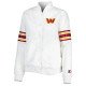 White Washington Commanders Line Up Jacket