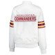 White Washington Commanders Line Up Jacket