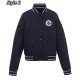 Winnipeg Jets Navy Front Hit Poly Twill Jacket