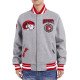 Winston-Salem State Rams Crest Heather Gray Wool Jacket