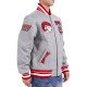 Winston-Salem State Rams Crest Heather Gray Wool Jacket