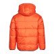 Winter Wear Orange Puffer Hooded Jacket