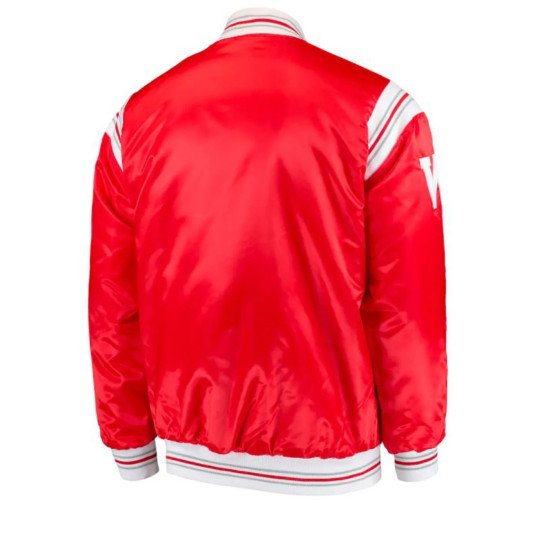 Wisconsin Badgers Starter Red Bomber Jacket