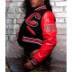 Women’s Clark Atlanta University Black and Red Varsity Jacket