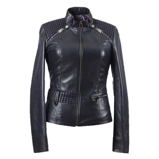 Women’s Real Premium Lambskin Black Leather Jacket